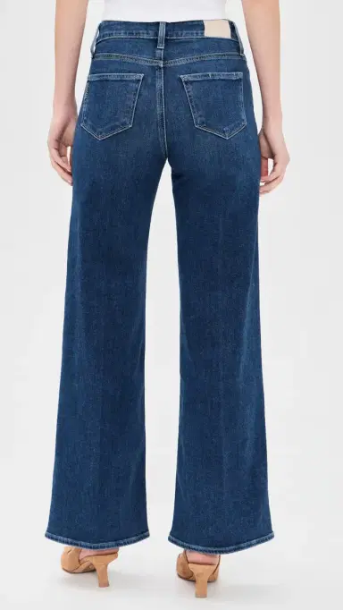 PAIGE Anessa High Rise Wide Leg Jeans Amalfi Tide 33 | Thumbnail 3