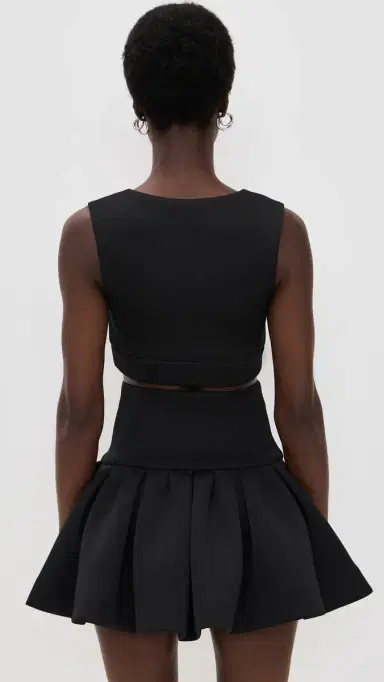 BLACK HALO Pamina 2 Piece Mini Dress Black 4 | Thumbnail 3 BLACK HALO Pamina 2 Piece Mini Dress Black 4 | Thumbnail 3