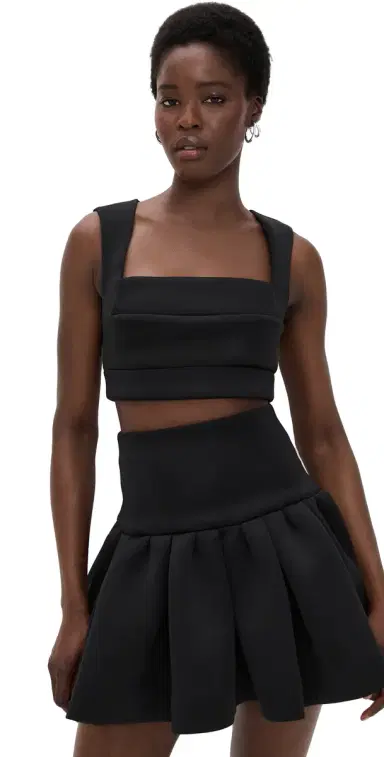 BLACK HALO Pamina 2 Piece Mini Dress Black 4 | Thumbnail 1 BLACK HALO Pamina 2 Piece Mini Dress Black 4 | Thumbnail 1