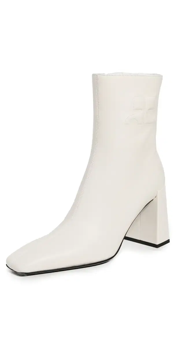 Heritage Shadow Leather Ankle Boots Heritage White