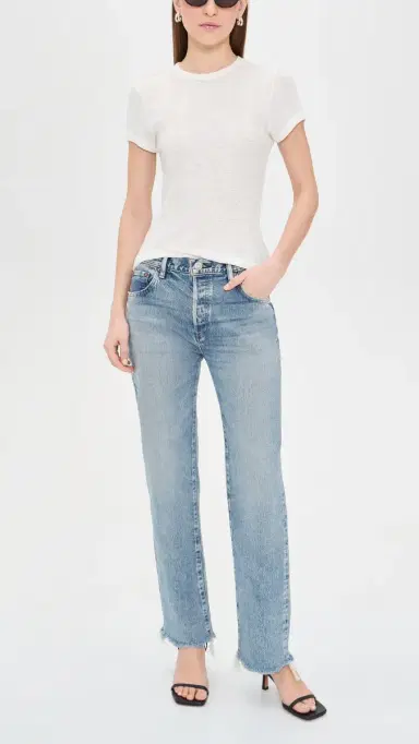 MOUSSY VINTAGE Sebring Straight Jeans Light Blue | Thumbnail 5