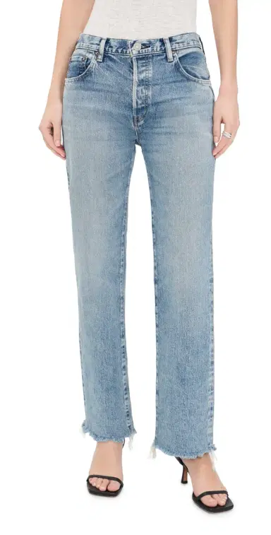 MOUSSY VINTAGE Sebring Straight Jeans Light Blue | Thumbnail 1