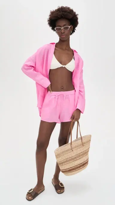 LSpace Rio Shorts Hottest Pink | Thumbnail 5