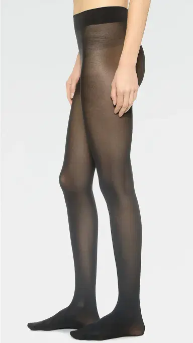 Wolford Seamless Pure 50 Tights Black | Thumbnail 2