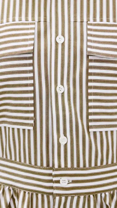 o.p.t o. p.t Rowe Dress Olive Stripe S | Thumbnail 6
