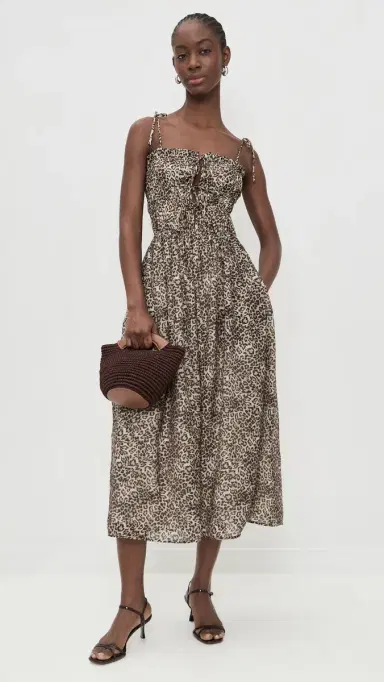 MINKPINK Tahlia Midi Dress Leopard | Thumbnail 2 MINKPINK Tahlia Midi Dress Leopard | Thumbnail 2