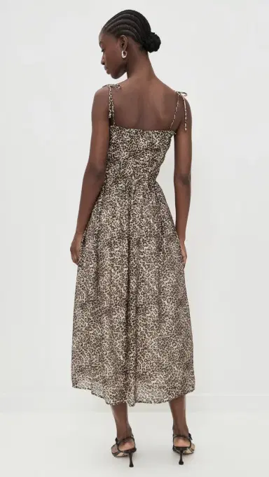 MINKPINK Tahlia Midi Dress Leopard | Thumbnail 3 MINKPINK Tahlia Midi Dress Leopard | Thumbnail 3