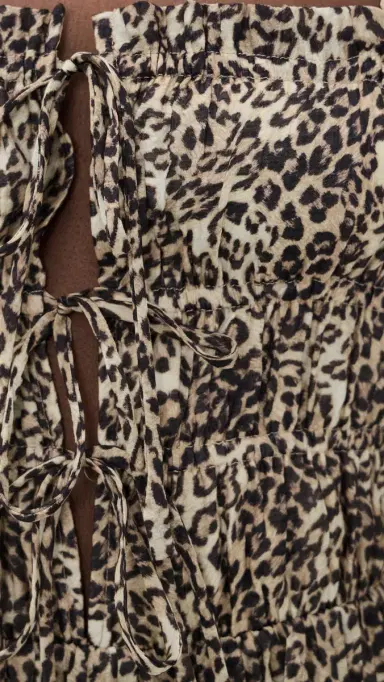 MINKPINK Tahlia Midi Dress Leopard | Thumbnail 6 MINKPINK Tahlia Midi Dress Leopard | Thumbnail 6
