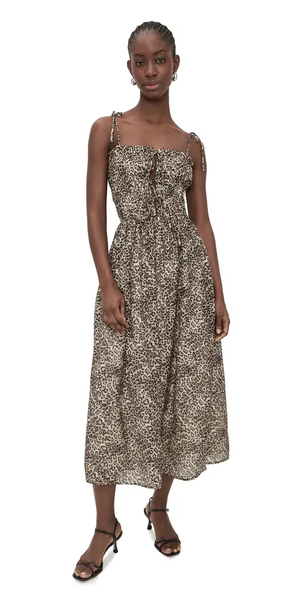 Tahlia Midi Dress Leopard Tahlia Midi Dress Leopard