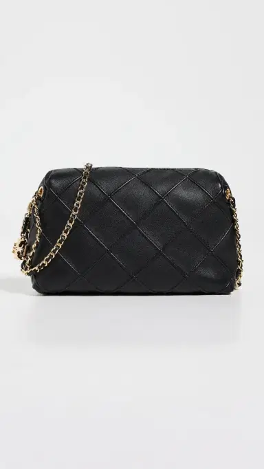 Tory Burch Fleming Soft Crossbody Bag Black One Size | Thumbnail 2