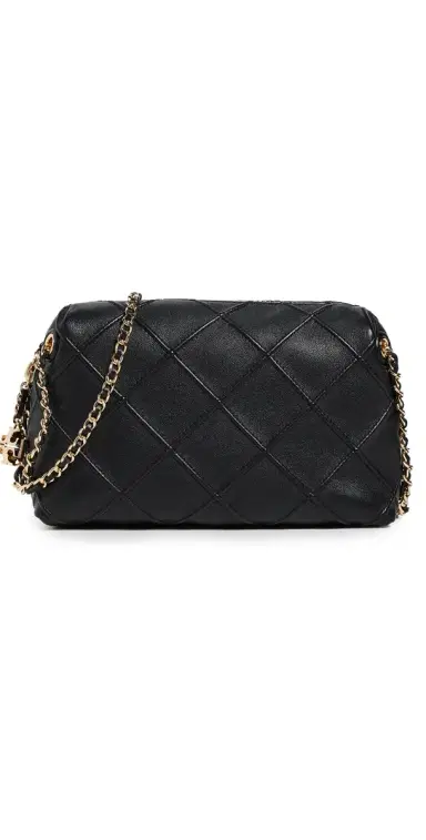 Tory Burch Fleming Soft Crossbody Bag Black One Size | Thumbnail 1