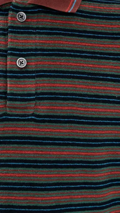 Howlin' Howlin' Striped Terry Space Polo Astro Mind M | Thumbnail 6