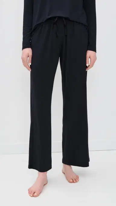 Eberjey Gisele Everyday Straight Leg Pants Black | Thumbnail 2 Eberjey Gisele Everyday Straight Leg Pants Black | Thumbnail 2