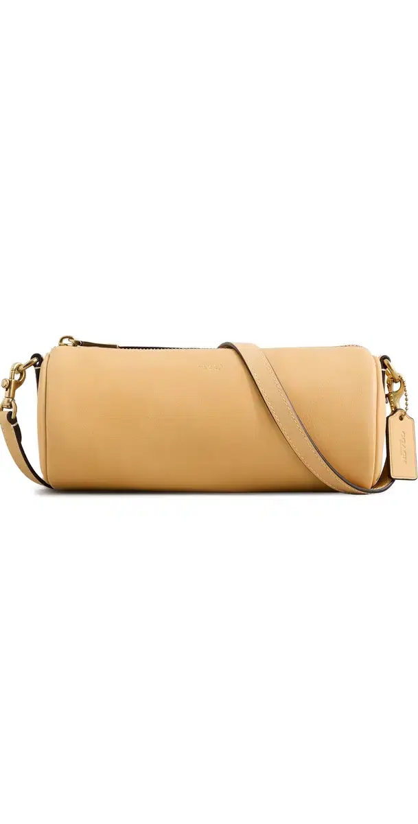 Leather Barrel Bag Vanilla One Size
