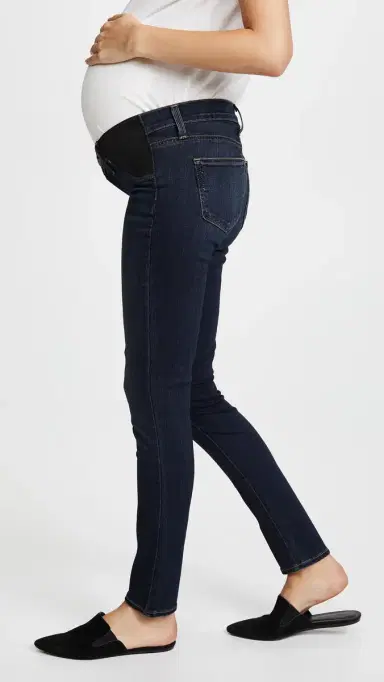 PAIGE Transcend Verdugo Ultra Skinny Maternity Jeans Nottingham | Thumbnail 4 PAIGE Transcend Verdugo Ultra Skinny Maternity Jeans Nottingham | Thumbnail 4