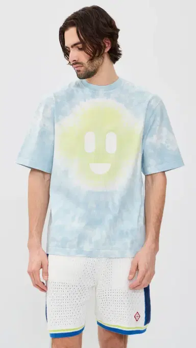 Casablanca Tie Dye T-Shirt Blue | Thumbnail 2 Casablanca Tie Dye T-Shirt Blue | Thumbnail 2