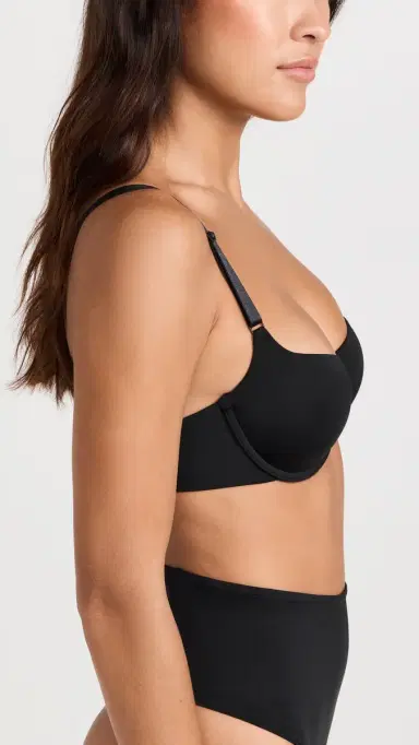 Natori Liquid Balconette Push-Up Bra Black 36B | Thumbnail 5