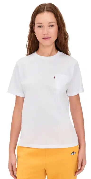 Hommegirls Homme Girls x Fruit of The Loom Pocket Tee White | Thumbnail 1