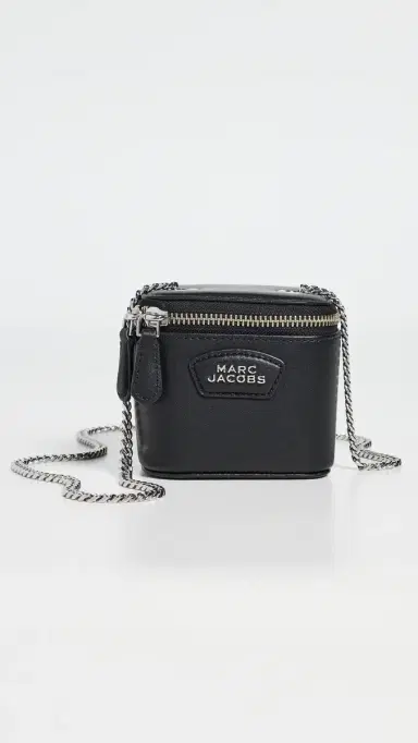 Marc Jacobs The Mini Vanity Bag Black One Size | Thumbnail 2