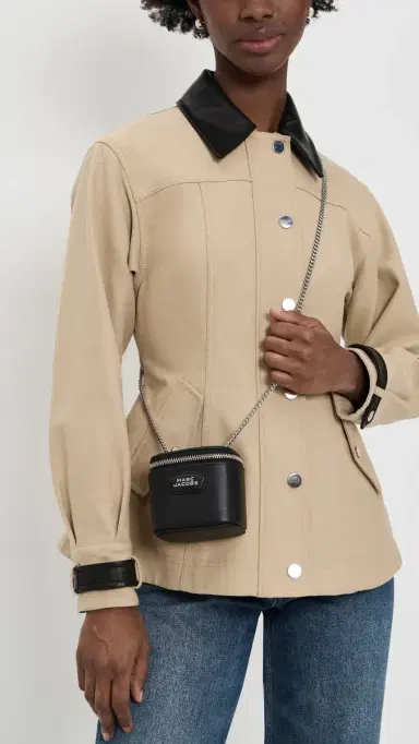 Marc Jacobs The Mini Vanity Bag Black One Size | Thumbnail 3