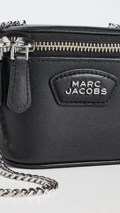 Marc Jacobs The Mini Vanity Bag Black One Size | Thumbnail 5