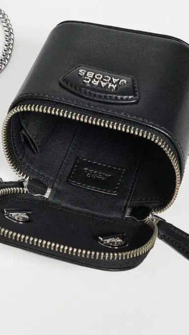 Marc Jacobs The Mini Vanity Bag Black One Size | Thumbnail 6
