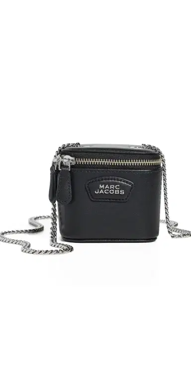 Marc Jacobs The Mini Vanity Bag Black One Size | Thumbnail 1