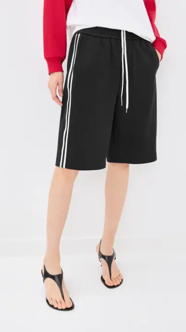 Tibi Active Knit Shorts Black M | Thumbnail 2
