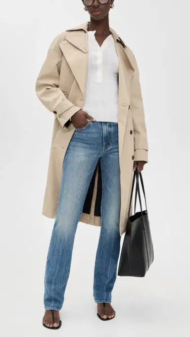 A.L.C. A. L.C. The 917 Slim Straight Jeans Light Classic Blue 27 | Thumbnail 5 A.L.C. A. L.C. The 917 Slim Straight Jeans Light Classic Blue 27 | Thumbnail 5