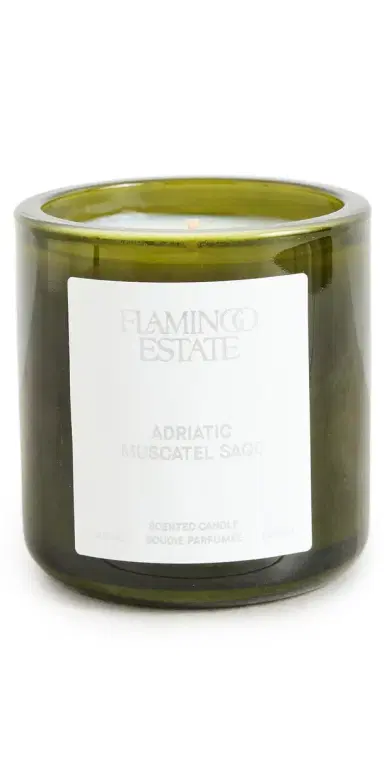 Flamingo Estate Adriatic Muscatel Sage Candle Green One Size | Thumbnail 1