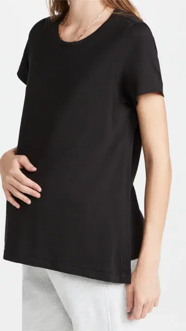 Hatch The Luxe Nursing Tee Black 1 | Thumbnail 2 Hatch The Luxe Nursing Tee Black 1 | Thumbnail 2