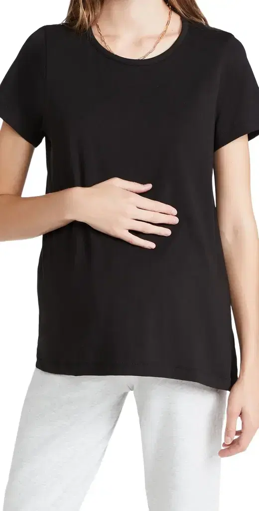Hatch The Luxe Nursing Tee Black