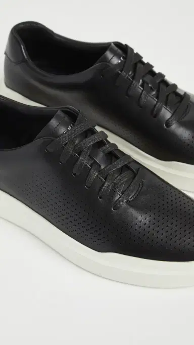 Cole Haan Grandpro Rally Laser Cut Sneakers Black 8 | Thumbnail 3