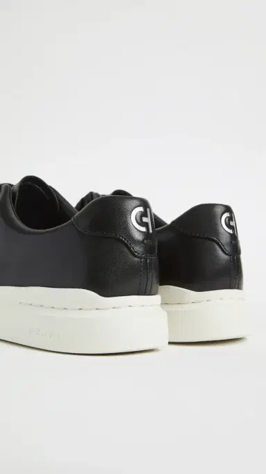 Cole Haan Grandpro Rally Laser Cut Sneakers Black 8 | Thumbnail 5