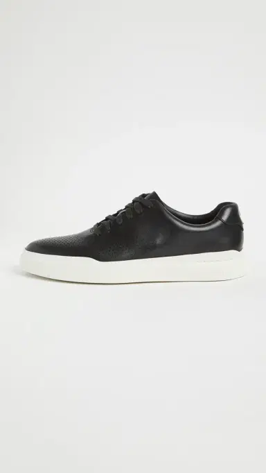 Cole Haan Grandpro Rally Laser Cut Sneakers Black 8 | Thumbnail 6