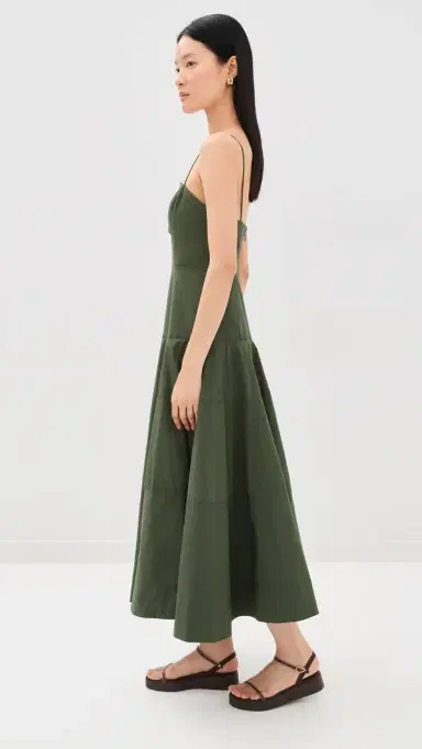 Veronica Beard Ilona Dress Army 6 | Thumbnail 4