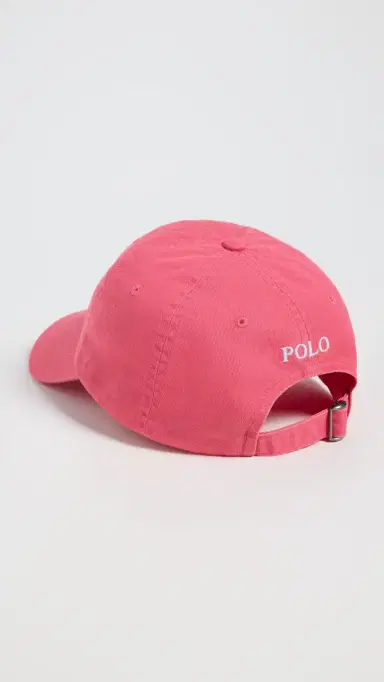 Polo Ralph Lauren Twill Classic Sport Cap Pale Red One Size | Thumbnail 4
