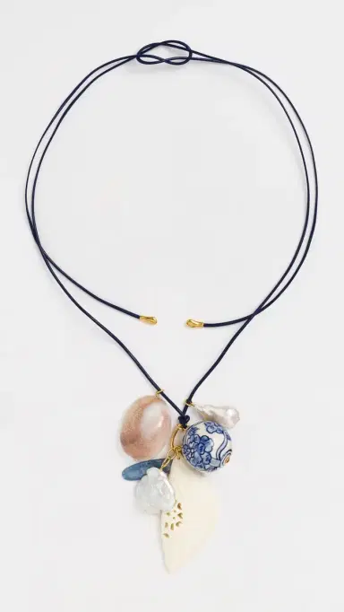 Chan Luu Delft Charm Necklace Multi One Size | Thumbnail 4 Chan Luu Delft Charm Necklace Multi One Size | Thumbnail 4