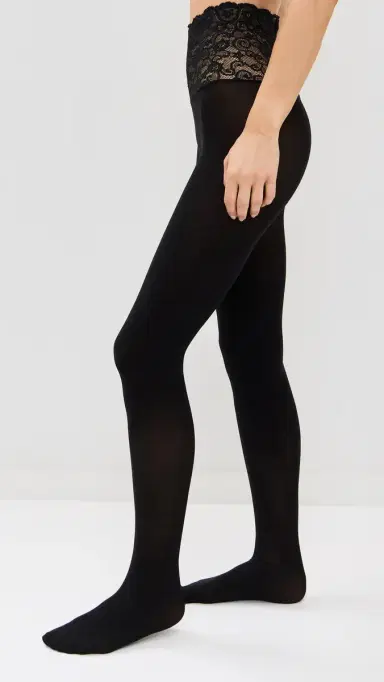 Commando Sexy Ultimate Opaque Tights Black | Thumbnail 3