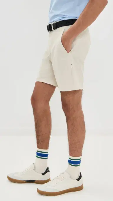 RLX Ralph Lauren On Course Matte Stretch Nylon Shorts 8 Basic Sand 38 | Thumbnail 4