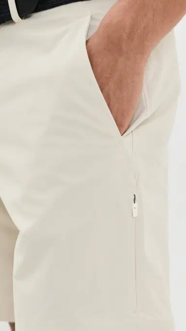 RLX Ralph Lauren On Course Matte Stretch Nylon Shorts 8 Basic Sand 38 | Thumbnail 6
