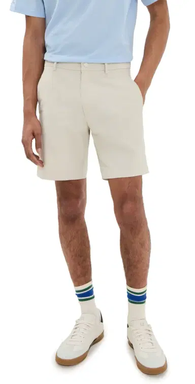 RLX Ralph Lauren On Course Matte Stretch Nylon Shorts 8 Basic Sand 38 | Thumbnail 1