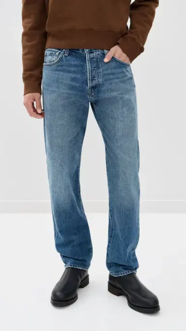 Citizens of Humanity Beau Relaxed Straight Fit Jeans - 30 Mid Blue 32 | Thumbnail 2