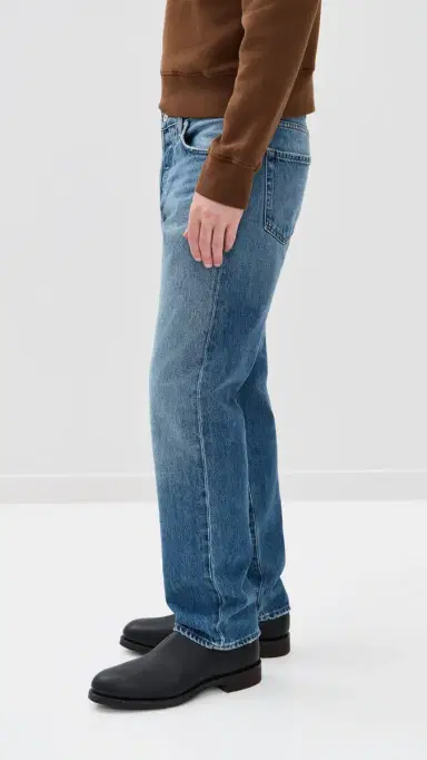 Citizens of Humanity Beau Relaxed Straight Fit Jeans - 30 Mid Blue 32 | Thumbnail 4