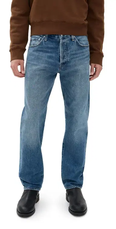 Citizens of Humanity Beau Relaxed Straight Fit Jeans - 30 Mid Blue 32 | Thumbnail 1