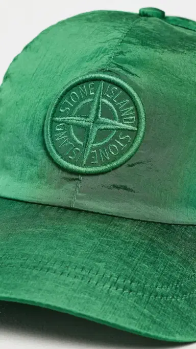 Stone Island Nylon Baseball Cap Malachite M | Thumbnail 4
