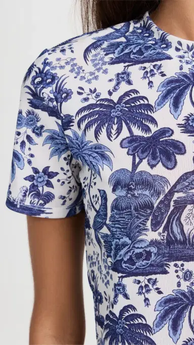 Staud Fernanda Top Blue Toile L | Thumbnail 6