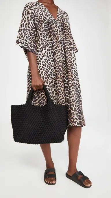 Naghedi St Barths Medium Tote Onyx | Thumbnail 3 Naghedi St Barths Medium Tote Onyx | Thumbnail 3