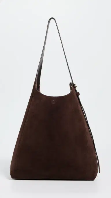 Tory Burch Suede Hobo Bag Dark Cocoa | Thumbnail 2