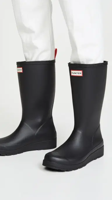 Hunter Boots Original Play Tall Boots Black 6 | Thumbnail 3